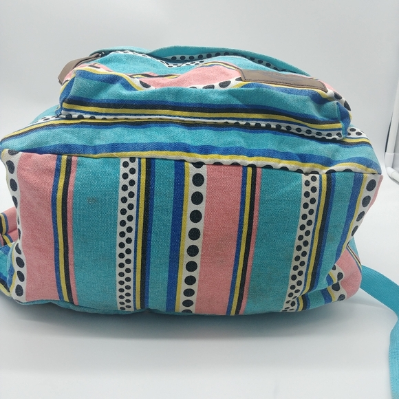 Dickies canvas polka dot stripe backpack main image 11